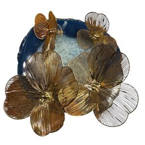 lonna & lilly
Gold-Tone Openwork Flower Double Drop Earrings